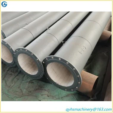 Potrubie z uhlíkovej ocele s keramickým obložením